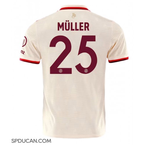 Muški Nogometni Dres Bayern Munich Thomas Muller #25 Rezervni 2024-25 Kratak Rukav